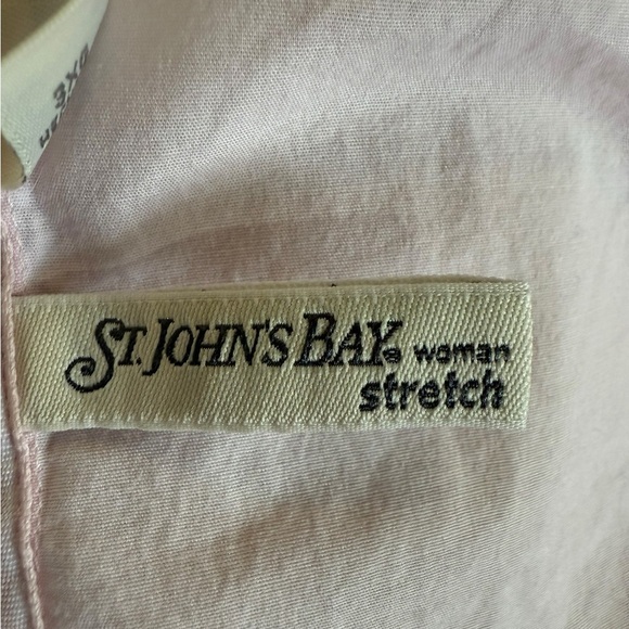 St. John's Bay Women’s Soft Pink Stretch Shirt NWOT  Size 3X - Picture 4 of 10
